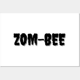 ZOM-BEE Halloween Pun Posters and Art